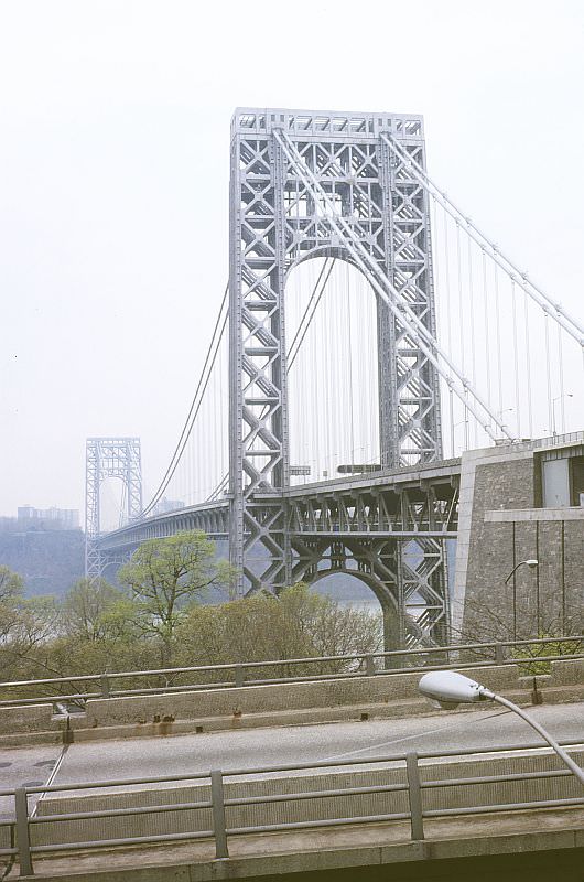 #61 View of the George Washington Bridge from the Upper West Side, Spring 1980