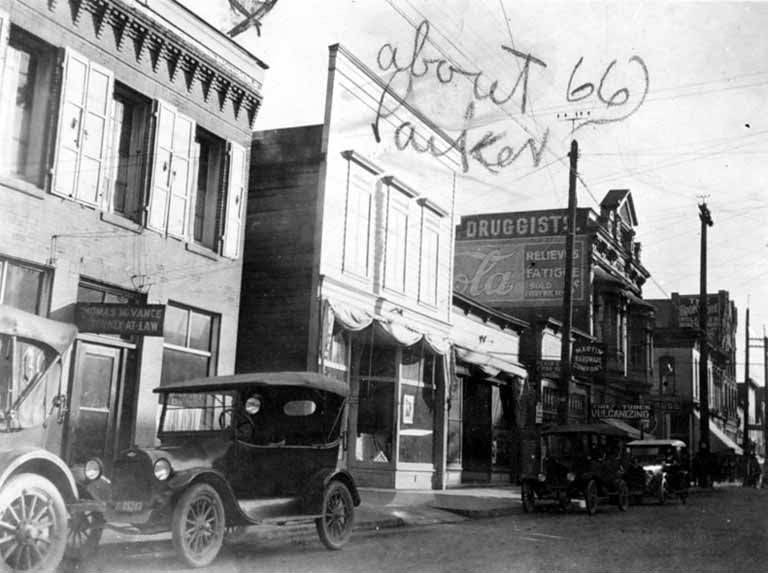 #16 Businesses on Main St., Olympia, 1920