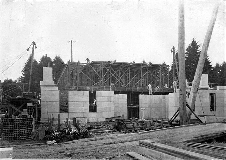 #19 Construction progress on Insurance Building, Washington State Capitol complex, Olympia, June 9, 1920
