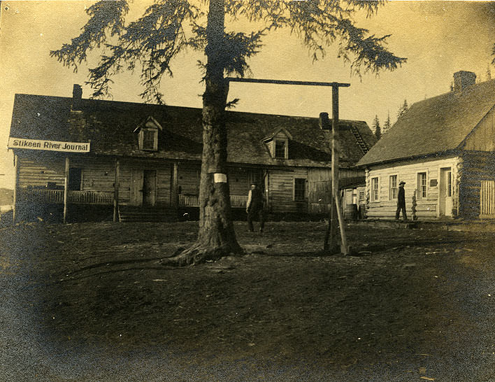 #11 Views in Fort Wrangle Alaska, Main Street, 1890s