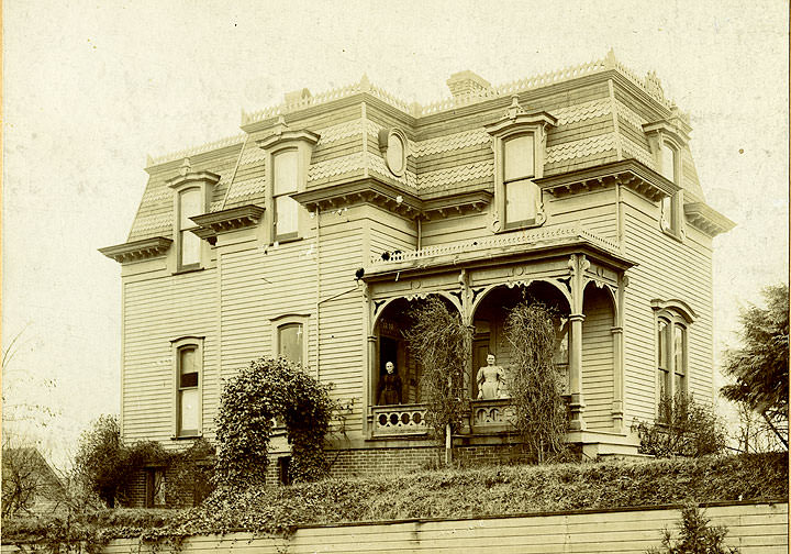 #56 Robert Milroy home, 11th and Capitol (then Main), Olympia, 1898