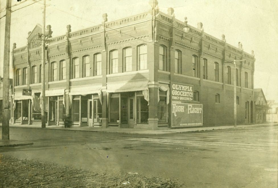 #56 Willard Hotel – Bettman Block, 4th St, Olympia, 1910