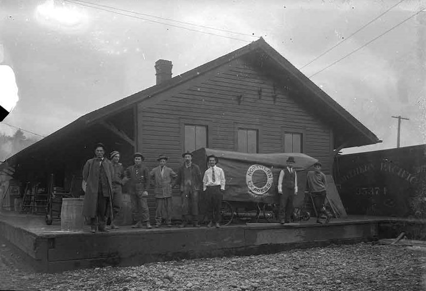 #58 Northern Pacific Depot, Olympia, 1914