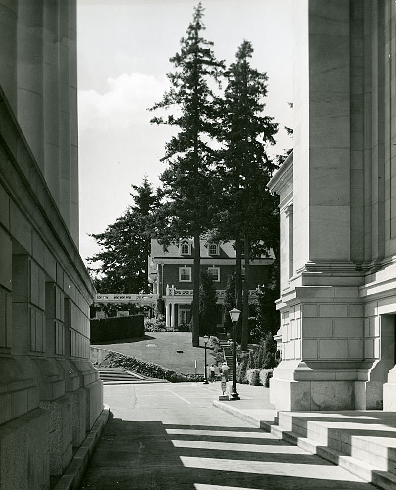 #20 Governor’s Mansion from the Legislative Building, 1949