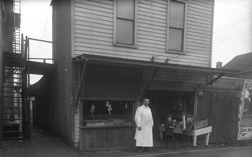 #70 Kaler Meat Market, 507 4ths, Olympia, 1914.