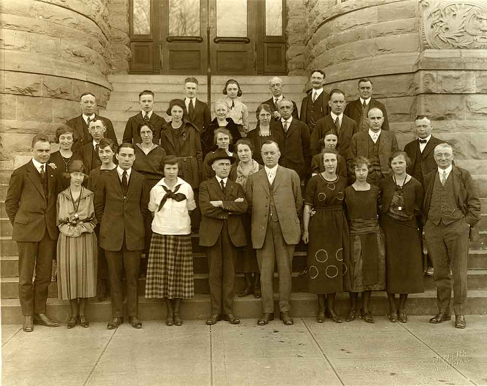 #37 Secretary of State J. Grant Hinkle and staff, 1920s