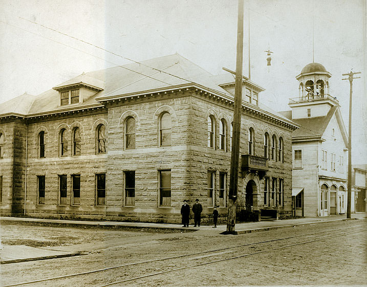 #75 Thurston County Courthouse, Fourth Avenue, Olympia, 1910s