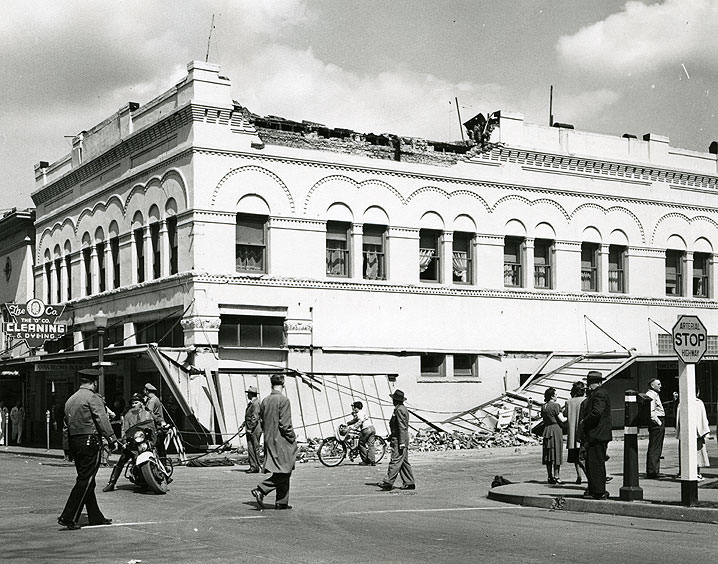 #36 Reed Building after 1949 earthquake