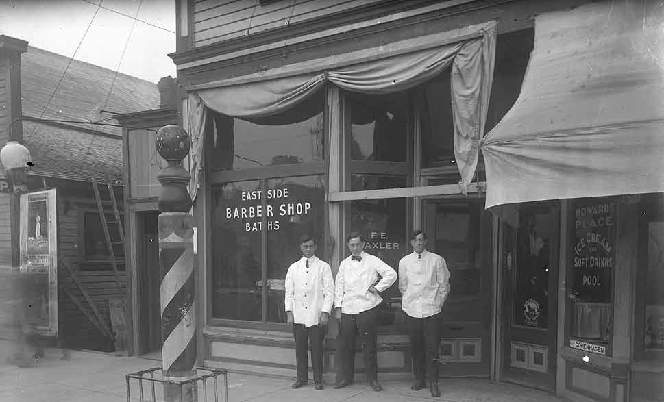 #113 Eastside Barbershop, Olympia, 1914