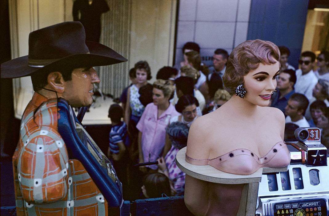 #116 One armed bandits. Reno, NV, 1960