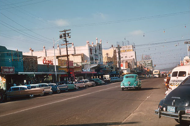 #132 Avenida Revolucion, Tijuana, 1959