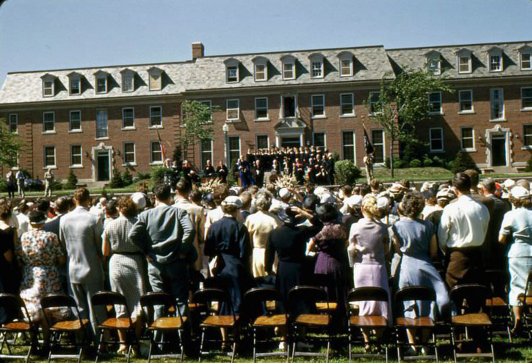 #7 Graduation at Elmhurst College, Illinois, 1953