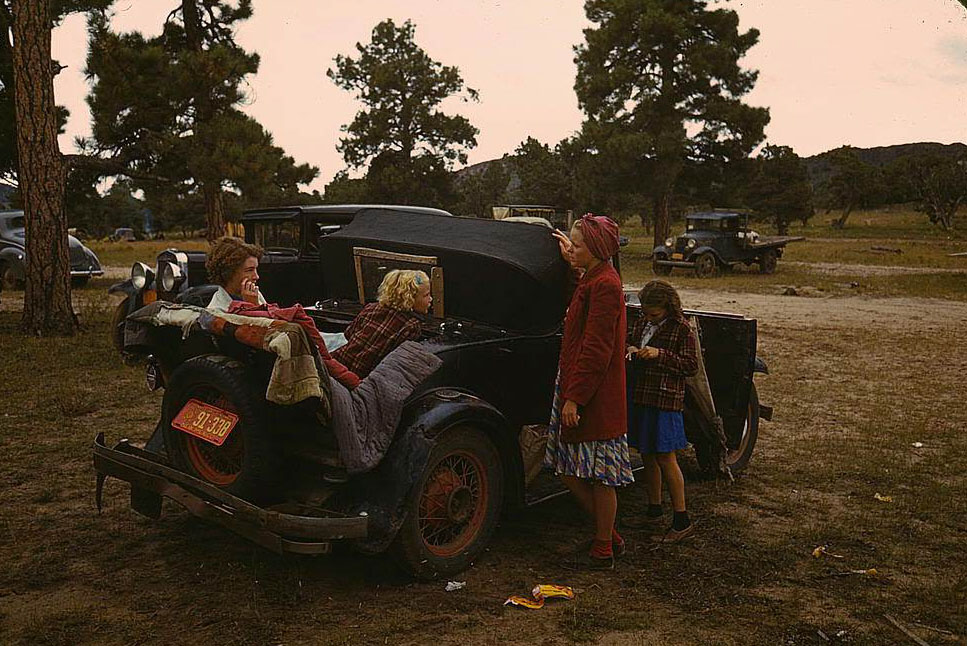 #63 People at the Fair, Pie Town, New Mexico, 1950s