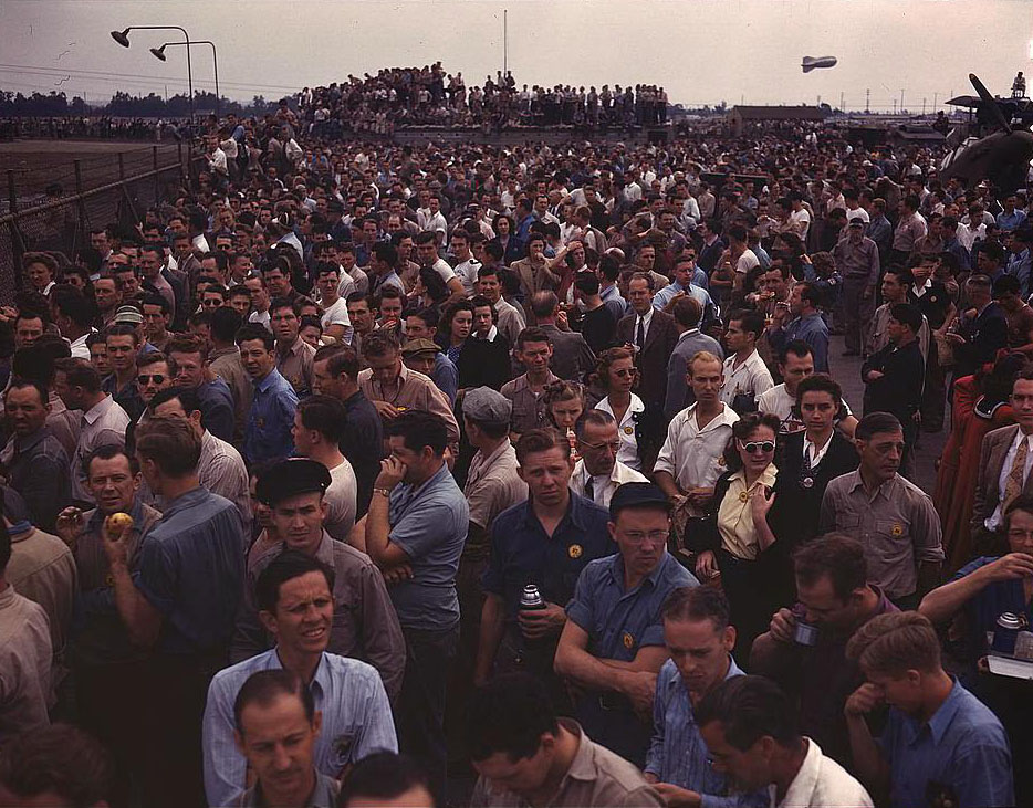 #93 Workers on the Liberator Bombers, Consolidated Aircraft Corp., Fort Worth, Texas, 1950s