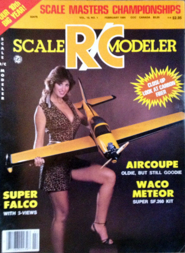#14 Sensual Cover Photos of Radio Control Modeler Magazines that featured beautiful women from the 1970s and 1980s