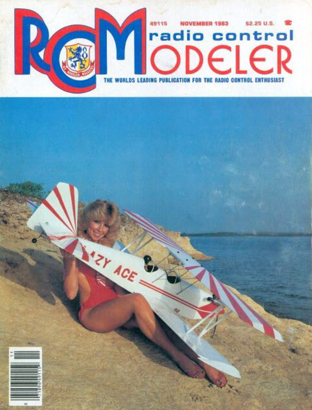 Sensual Cover Photos of Radio Control Modeler Magazines that featured beautiful women from the 1970s and 1980s