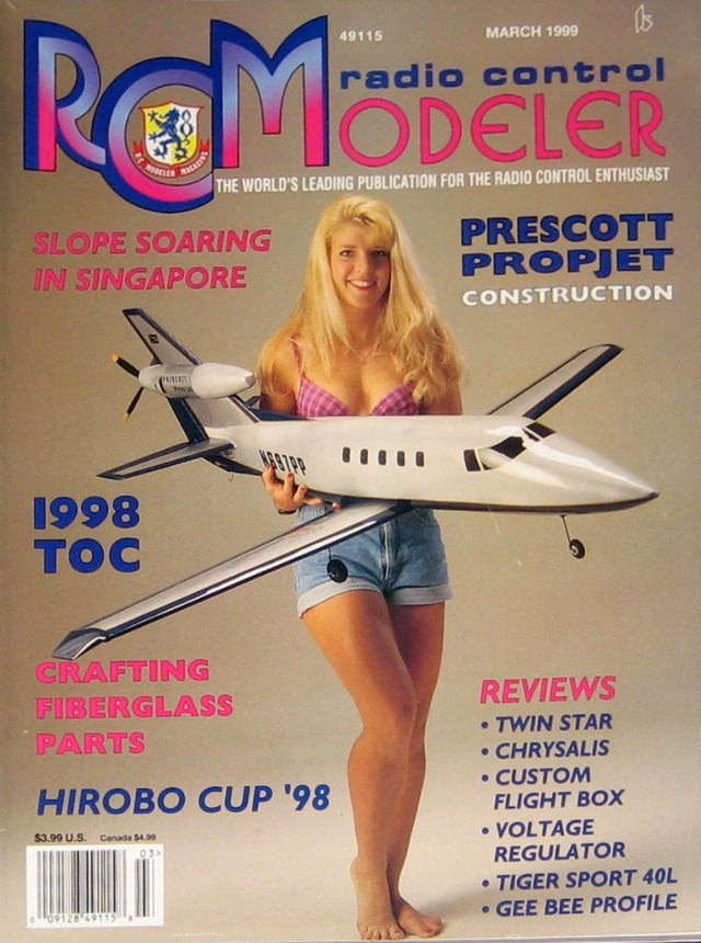 Sensual Cover Photos of Radio Control Modeler Magazines that featured beautiful women from the 1970s and 1980s
