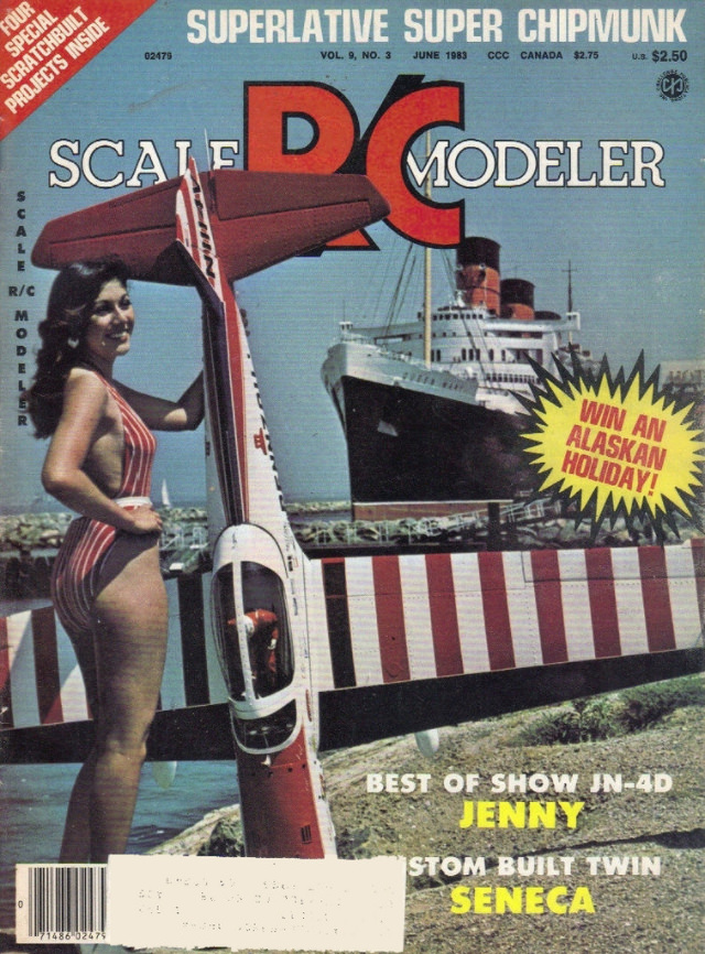 Sensual Cover Photos of Radio Control Modeler Magazines that featured beautiful women from the 1970s and 1980s