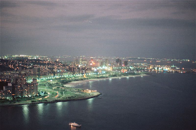 #48 Flamengo and Downtown Rio by the Bay, view from Sugarloaf Mountain, Rio de Janeiro, 1984