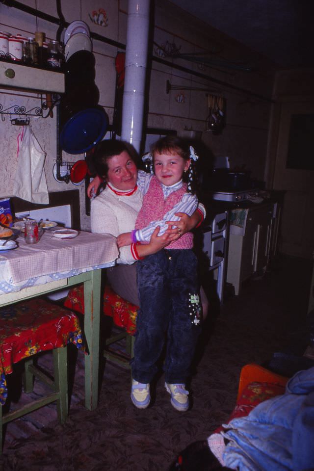 #25 Sighisoara. Mother and daughter, 1990
