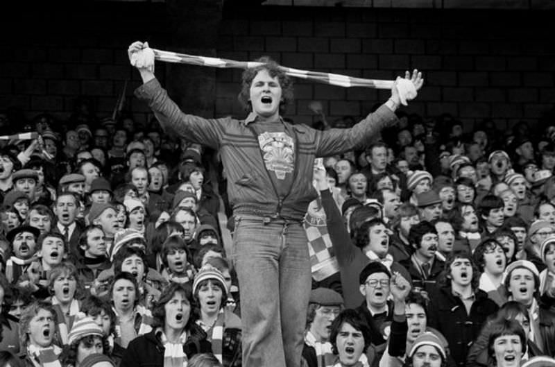 #31 A Welsh rugby supporter at Wales v England at Cardiff Arms Park