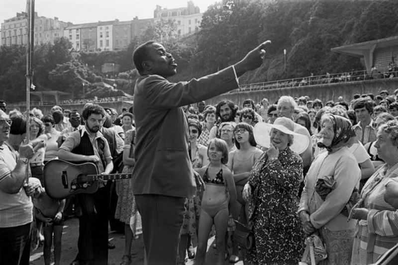 #35 An Apostolic Church open air witness at Tenby beach