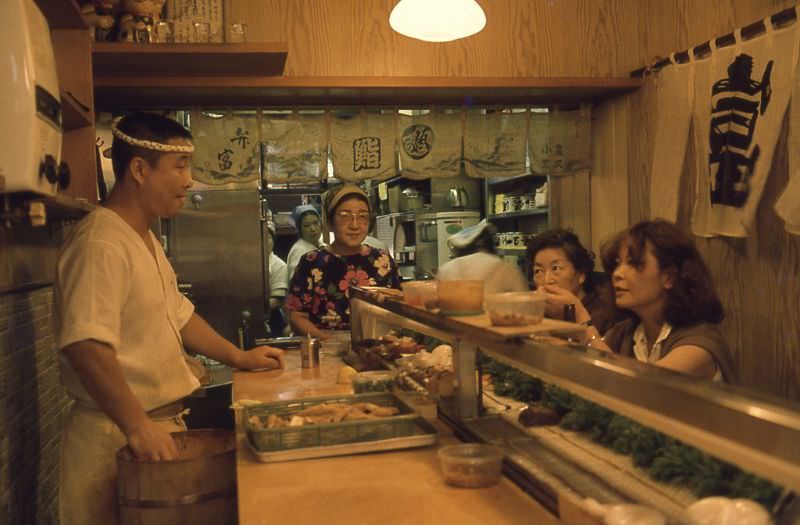 #56 Lunch at Tsukiji, Tokyo, 1980