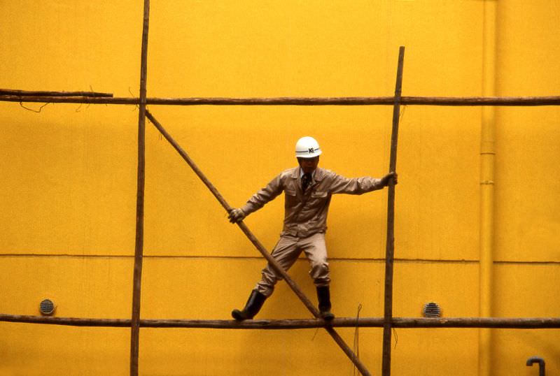 #63 Scaffolding Worker, Tokyo, 1983