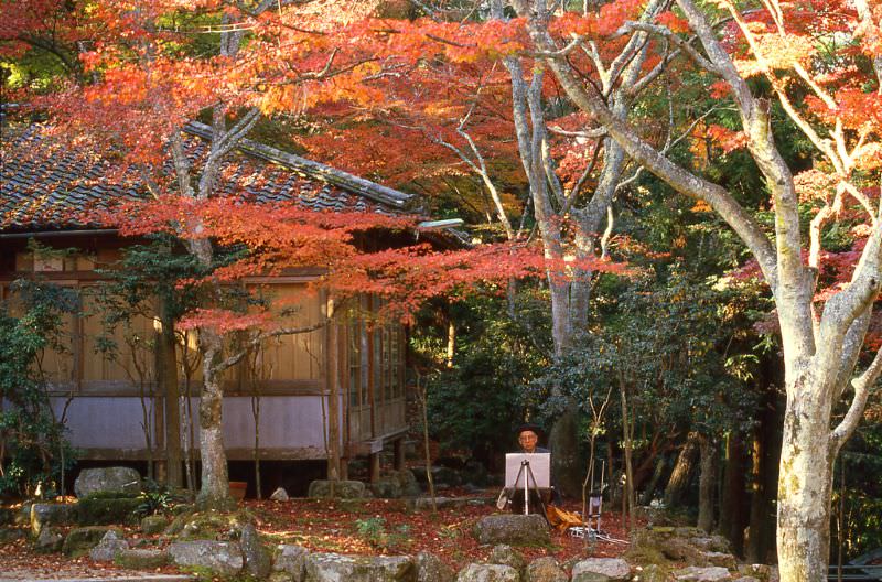 #3 The painter under the momiji, Tokyo, 1983