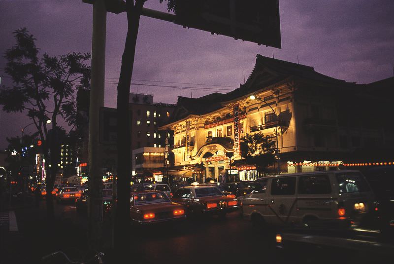 #23 Traffic in front of the Kabuki, Tokyo, 1983