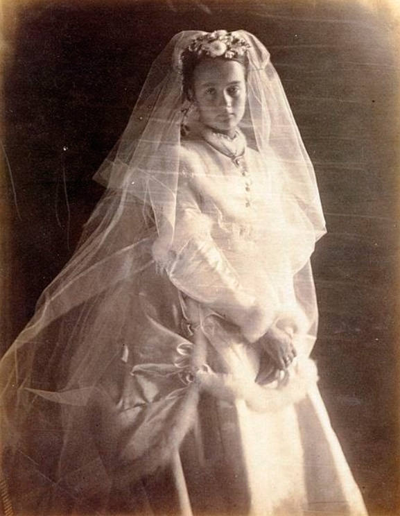 #22 Wedding portrait of Annie Chinery Cameron, 18 November 1869