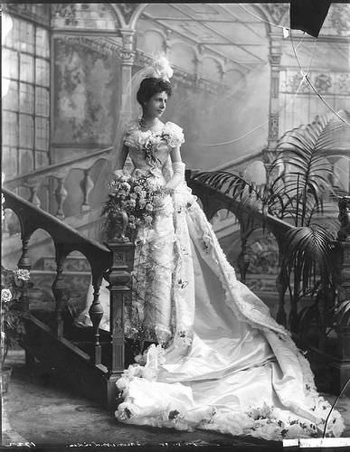 #7 Baroness Christine von Linden on her wedding day, May 13, 1898