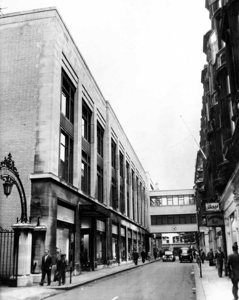 #72 An exterior view of James Howells department store, Wharton Street, Cardiff, Wales. September 1961.