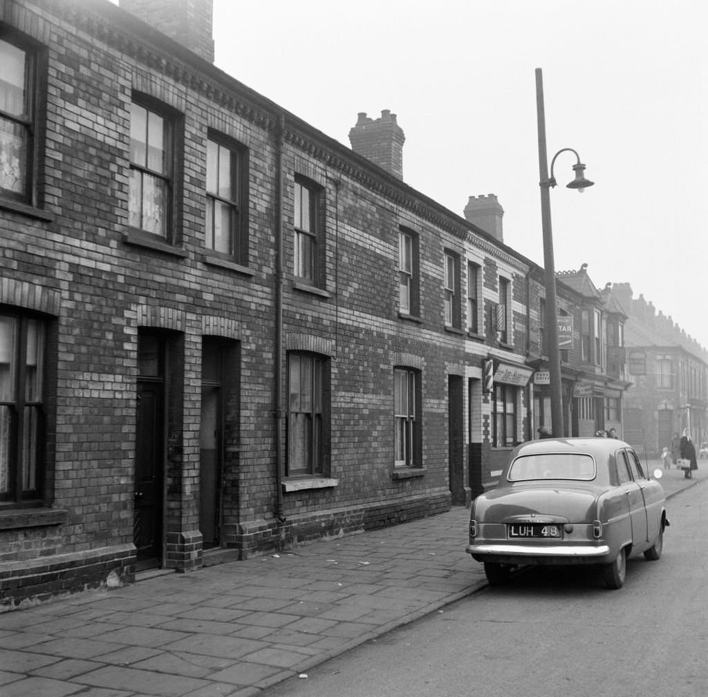 #89 The home of Shirley Bassey’s mother Eliza in Tiger Bay, Cardiff, 22nd January 1960.