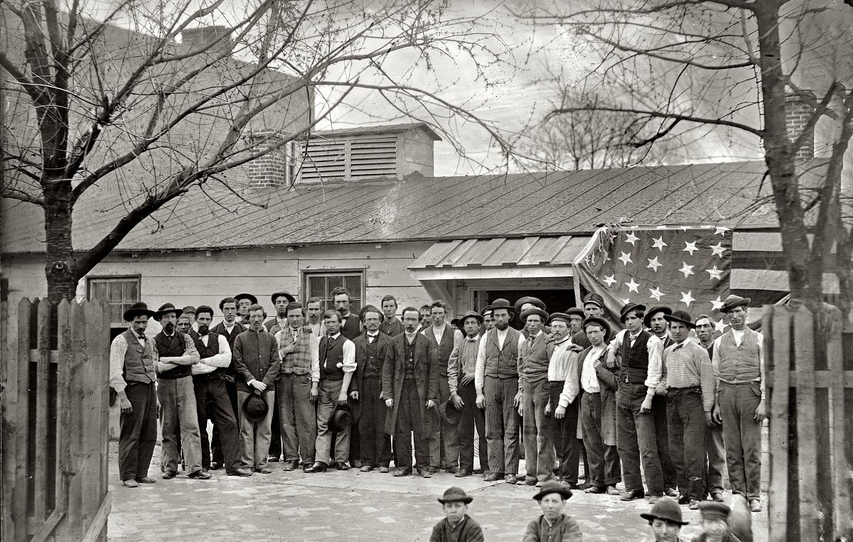 #25 Group of Quartermaster Corps employees, 1865.