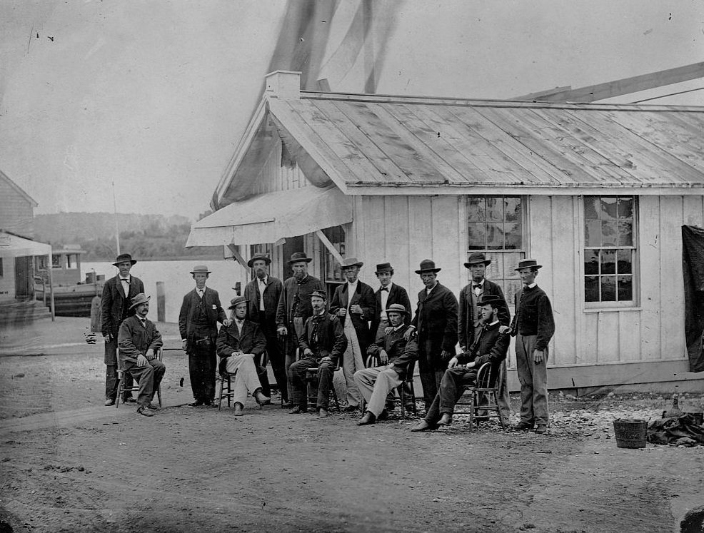 #35 Quartermaster’s office at 7th Street Wharf, Washington DC, May 1865.