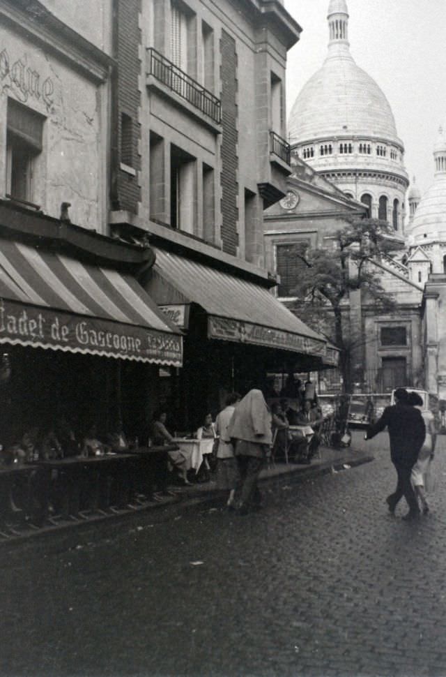 #78 Sacre Coeur and Place du Tertre, 1950s