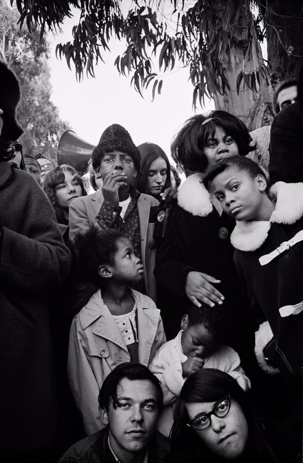 #5 Panhandle crowd at Hells Angels’ Thanks for Diggers New Years Day Wail, January 1, 1967.
