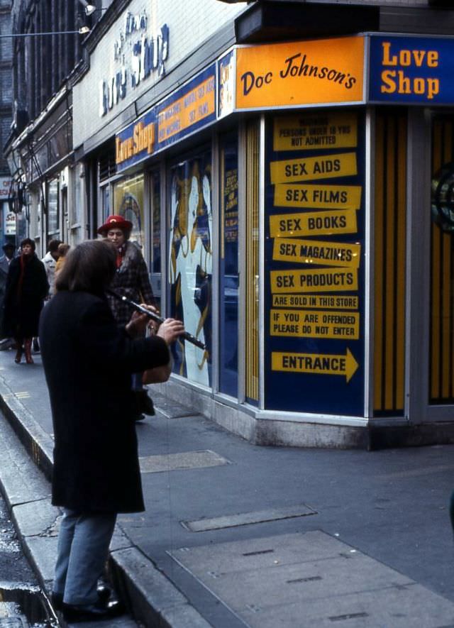 #75 Busker, Soho, London, February 1976