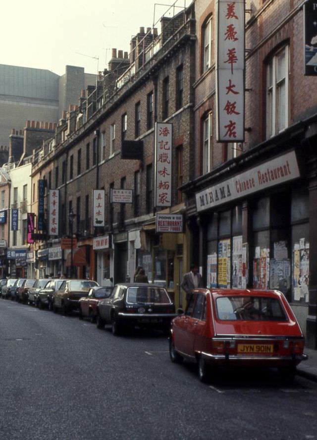 #82 Lisle Street, Chinatown, London, February 1976