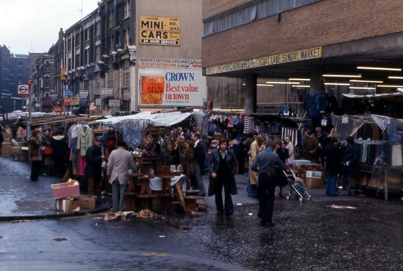#88 Petticoat Lane Market, London, February 1976