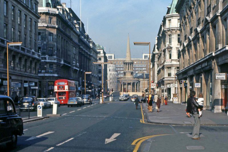 #93 Regent Street, London, February 1976