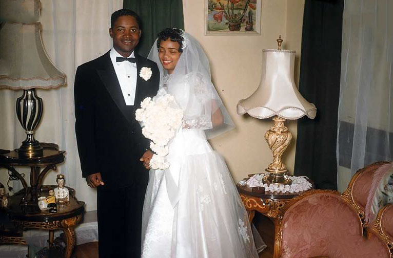 #28 The blissful bride and groom