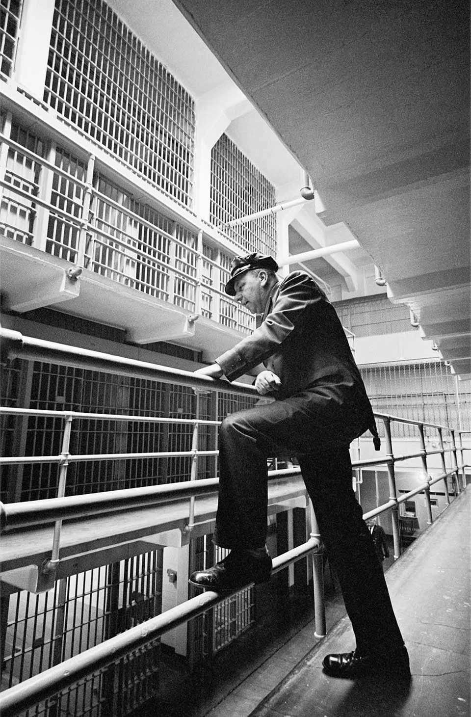 #8 Guard – A correctional officer enjoys a peaceful moment on Broadway.