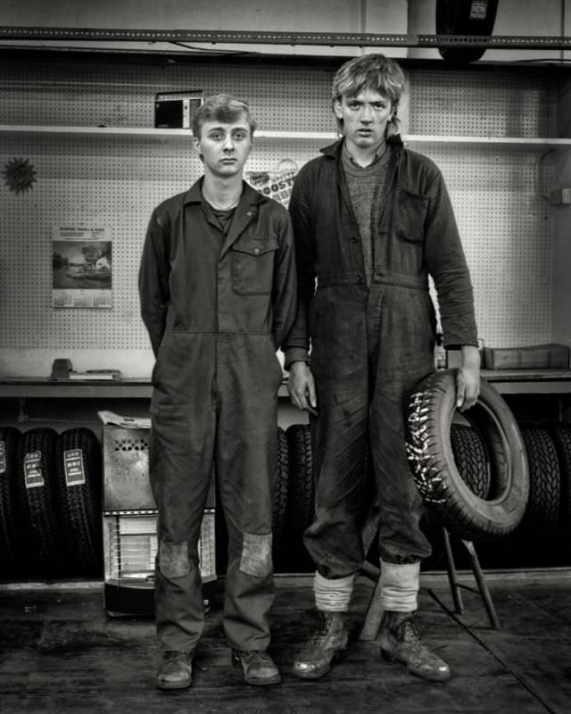 #26 Apprentice Tyre Fitters, Milburn Road, 1987