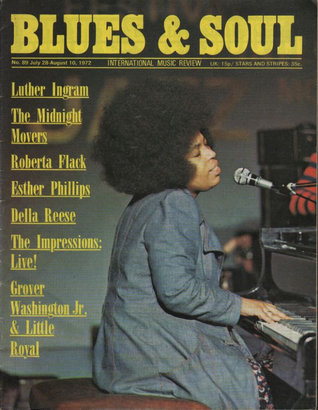 Roberta Flack, July 28-August 10, 1972