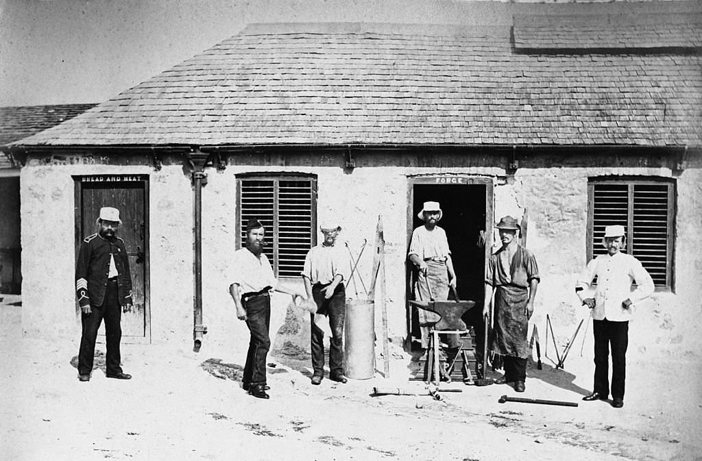 #111 Supply depot, British military barracks, 1870s