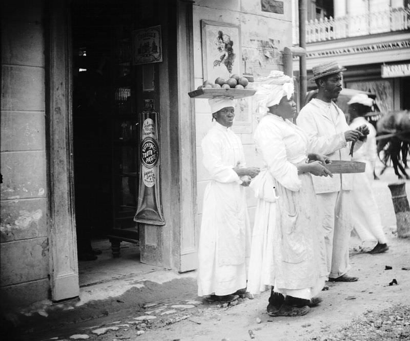 #17 Bridgetown street scenes, 1890s