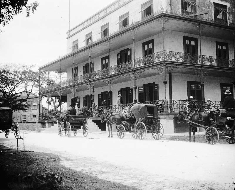 #33 Marine Hotel, Bridgetown, 1870s