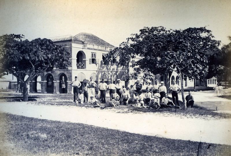 #8 Barracks, Bridgetown, 1870s